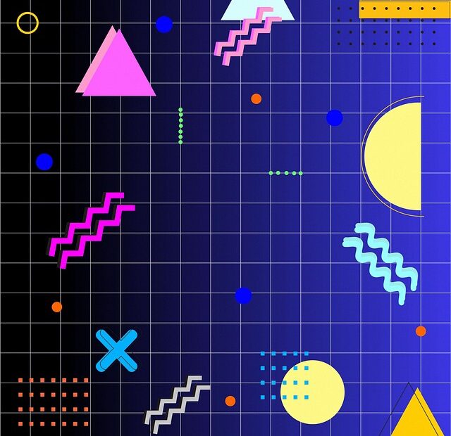 formes et motifs années 80