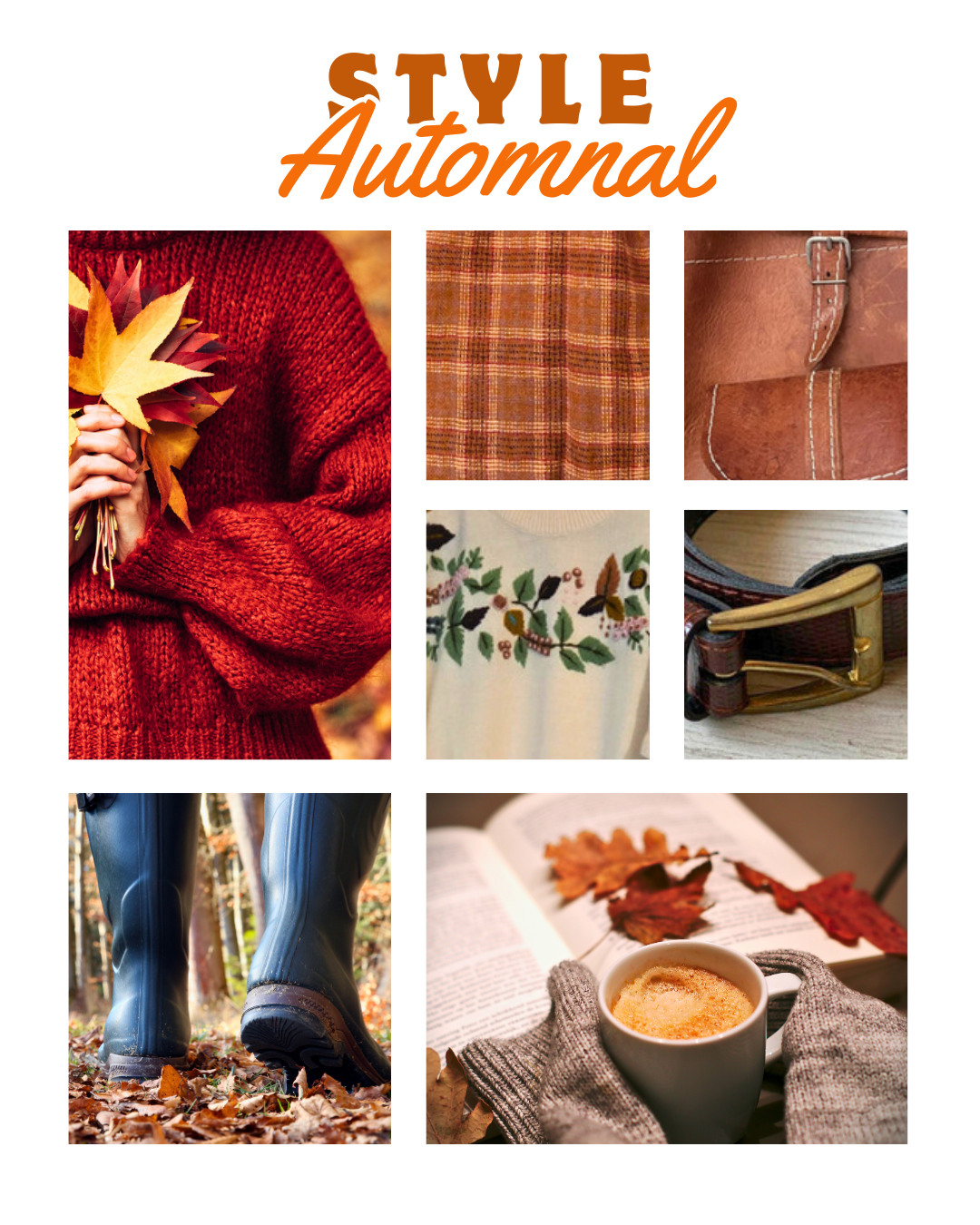 moodboard look automne
