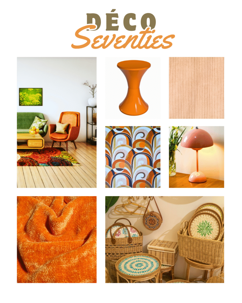 moodboard déco 70's