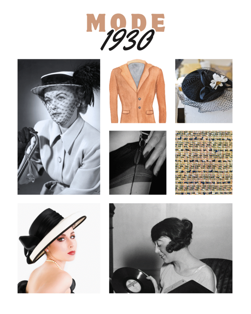 moodboard guide mode vintage 1930