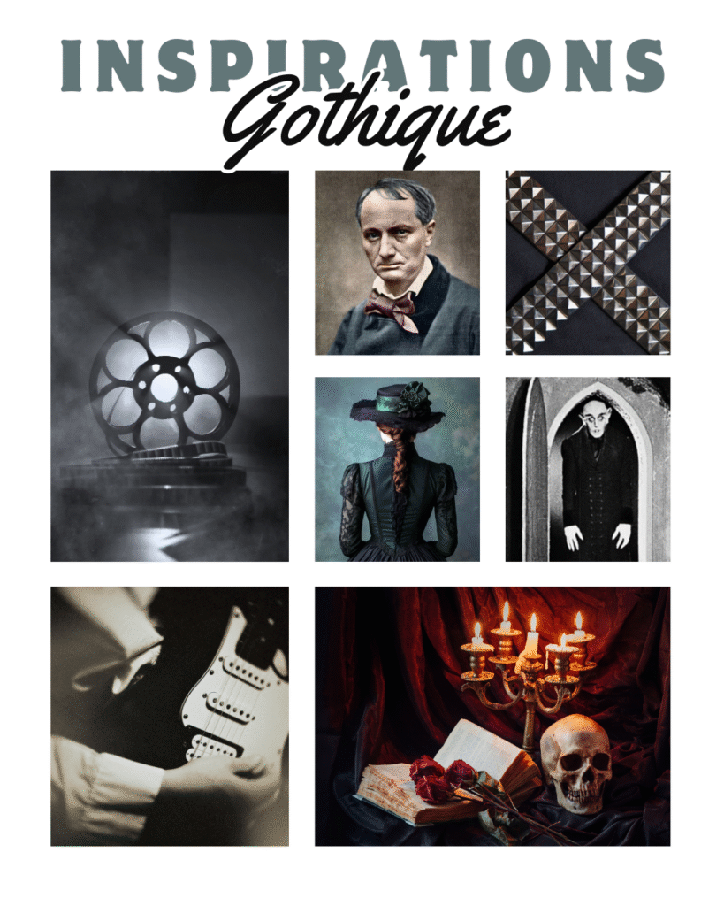 moodboard inspirations mouvement gothique