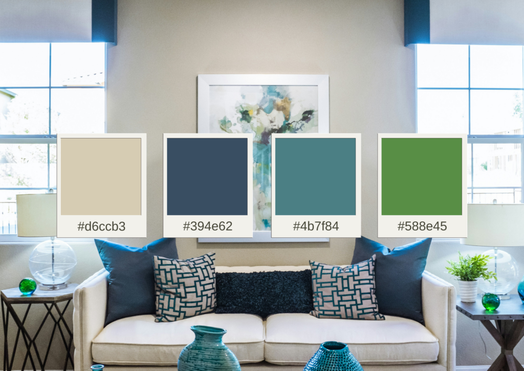 palette de couleurs déco bord de mer