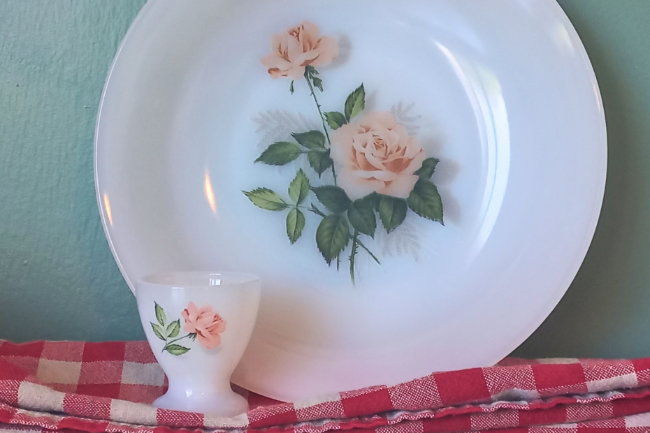 vaisselle arcopal roses de france